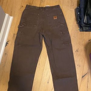 Carhartt double duck dungaree work pants